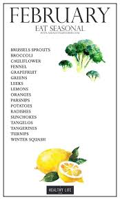Seasonal Produce Guide For February A Healthy Life For Me Eat Seasonal Seasonal Food Seasonal Produce Guide