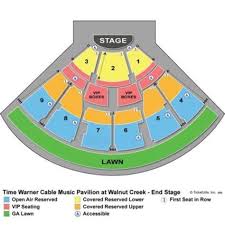 Twc Music Pavilion Seating Chart Walnut Creek Seating