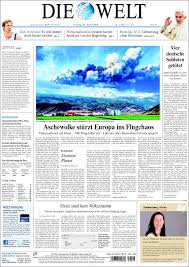 A slick con artist sees a chance to fleece gullible people with this device and encourages the inventor to keep working at it. Newspaper Die Welt Germany Newspapers In Germany Friday S Edition April 16 Of 2010 Kiosko Net