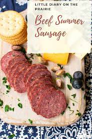 Natural flavors, citric acid, whole mustard seed, dextrose, vitamin c (sodium ascorbate), sodium nitrite. How To Make Summer Sausage In The Oven Arxiusarquitectura