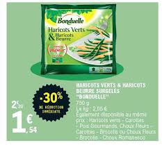 Offre Haricots Verts Haricots Beurre Surgeles Bonduelle 30 De Reduction Immediate Chez E Leclerc