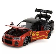 Jada Godzilla 2022 Nissan Skyline GT-R (R34) 1:24 Diecast Car 253253024