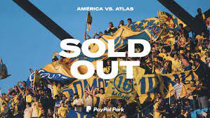 Et start time) will be televised on fox sports 1. Sold Out Club America Vs Atlas San Jose Earthquakes
