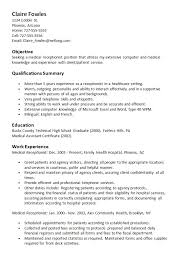 Cv For Medical Receptionist Top 20 Medical Receptionist Resume Objective Examples