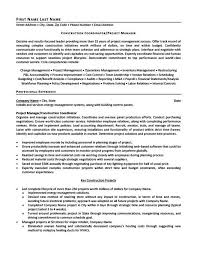 Project coordinator resume examples & guide with samples per resume section. Construction Coordinator Or Project Manager Resume Template Premium Resume Samples Example Project Manager Resume Manager Resume Resume Examples