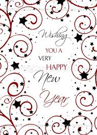 Happy New Year Card Red Black White Stars Card Ad Ad Card Red Happy Year Happy New Year Cards Wedding Invitation Cards Wedding Thank You Cards