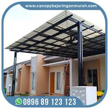 Baja ringan memang sedang sangat digemari khususnya untuk type konstruksi bangunan yang banyak menonjolkan karakteristik desain atap. Kanopi Baja Ringan Warna Hitam Cokelat Putih Harga Terjangkau