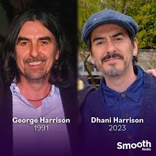 George Harrison's son Dhani is his mirror image... 😮💜