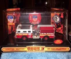 Recent restoration to show in fire engine red with black fenders. Code3 Diecast 1 64 Fdny Cross Bronx Express Fire Engine Truck 46 Model12302