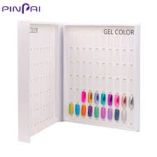 pinpai 120 tips nail gel polish color display book chart