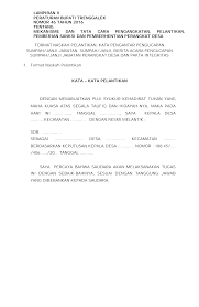 Https Peraturan Bpk Go Id Home Download 48561 Lampiran 20ii 20tata 20cara 20lantik Pdf