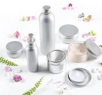 Aluminium bottles, cans, vials and canisters for cosmetics