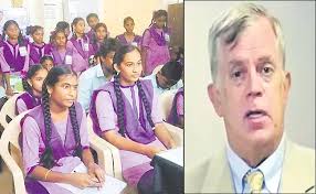 American Consulate General Donald Heflin Praises Bendapudi ZP Students