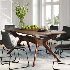 Sigrid Rectangular Dining Table In 2020 Midcentury Modern Dining Table Mid Century Dining Table Solid Wood Dining Table