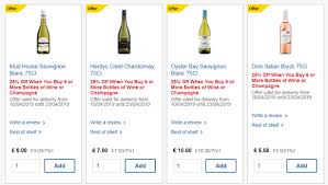 How many glasses in an average bottle of wine depend on the amount of wine and the size of the glass. Tesco Launches Popular 25 Off Six Bottles Of Wine