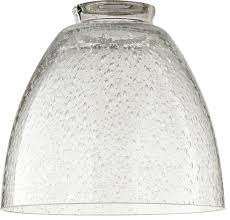 2 pack clear glass shade, 1.69in fitter, 6.7in high, 5.9in diameter, lighting fixture replacement high transmittance pendant light shade bell shaped accessory glass lamp for chandelier, wall sconce. In Stock 6 Signature Glass Shade Seeded Transitional Lighting Globes And Shades By Buildcom Houzz