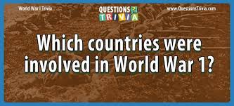 Our online world war i trivia quizzes can be adapted to suit your requirements for taking some of the top world war i quizzes. Pin On Trivia Questions