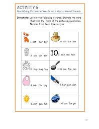 Get the tools to develop word study lessons with more mature and complex vocabulary that will challenge your students to. 13 Activity 6 Identifying Pictures Of Words With Medial Vowel Sounds Directions Look At The Following Vowel Sounds Alphabet Coloring Pages Phonics Activities