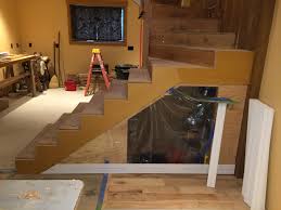 How to find the angles. Stair Trim Out 3 Prefinished Plywood Skirt Boards Protradecraft