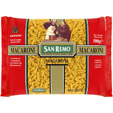Cook pasta according to package directions, drain and rinse with cold water until pasta is no longer warm. San Remo Macaroni Pasta No 38 500g Woolworths
