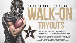 Tryouts | это видео посмотрели уже 200.5m чел. Vanderbilt Football To Hold Walk On Tryouts This Month The Vanderbilt Hustler