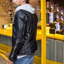 Men S Street Patrol Wind Leather Stand Collar Jacket Ootdmw Com In 2021 Stand Collar Jackets Collar Jackets Men Street