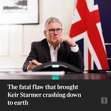 How did a prime minister who won a landslide become the most unpopular in  modern times? Like one of TS Eliot's hollow men, Starmer is a leader  operating in a vacuum of