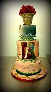 Available in a variety different metal materials. Romeo And Juliet Wedding Piece Hand Painted Balcony Scene With A Quote From The Play Http Sweetcitydesignercakes Weebl Painted Cakes Cake Romeo And Juliet