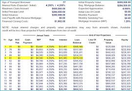 Reverse Mortgage Amortization Spreadsheet Reverse Mortgage Amortization Schedule Mortgage Amortization