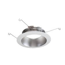 Halo Ml 5 In Haze Reflector Led Recessed Ceiling Light White Flange Attachable Module Trim 592h The Home Depot