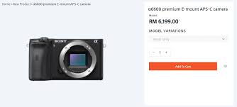 Shop with afterpay on eligible items. Sony A6600 Is Now Available In Malaysia Soyacincau Com
