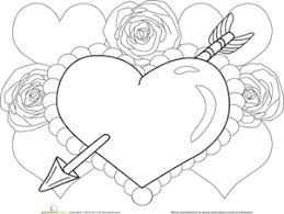Download and print these valentine hearts coloring pages for free. Valentine Heart Worksheet Education Com