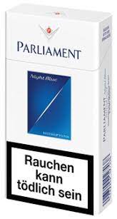 Parliament is a brand of cigarettes market by philip morris. Neues Design Fur Parliament Night Blue