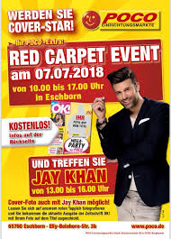 Seit über zehn jahren gehört poco zu den partnern des gemeinnützigen vereins, der sich für kinder aus sozial benachteiligten familien einsetzt. Jay Khan Morgen Geht Die Red Carpet Tour Mit Poco Einrichtungsmarkte Weiter Kommt Vorbei Es Wird Sehr Lustig Facebook