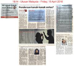 Malah kalau diselak dada akhbar, korang akan perasan bilangannya semakin meningkatdari tahun ke tahun. Kementerian Pembangunan Wanita Keluarga Dan Masyarakat