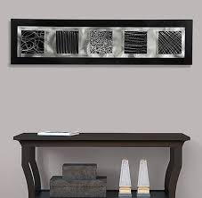 Black And Silver Metal Wall Decor Silver Black Metal Wall Art Large Wall Art Abstract 3d Etsy Black Metal Wall Art Wall Sculptures Home Decor