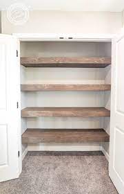 Closet space is one of the most under utilized but totally upgradeable spaces in our homes—particularly linen and hall closets. How To Convert Wire Shelves Into Wood Shelves Never Skip Brunch By Cara Newhart