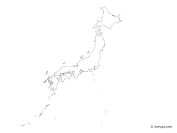 This population is equivalent to 1.62% of the total global population. Outline Map Of Japan Free Vector Maps