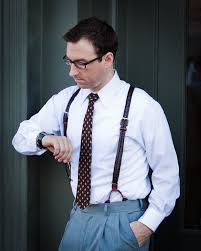 Pin By Patrick Smith On Heroes And Villains Frank Button Suspenders Suspenders Men Dress