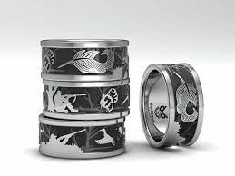 Duck And Turkey Hunting Ring Made Exclusively By Www Duckbandbrand Com Jewelry Made By Hunt Hunting Wedding Rings Deer Wedding Bands Gold Diamond Wedding Band