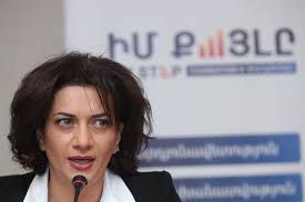 RA Prime Minister's wife Anna Hakobyan gave a press conference at the  Armenia Marriott Hotel
