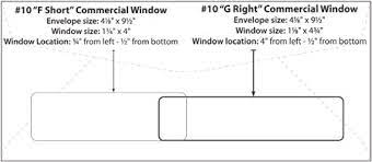 Envelope Templates Commercial Window Envelope Template Wsel