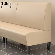 Weiches material, das eine harte oberfläche bedeckt das polsters , polster. New Miami Gastro Bank B100xh103cm Creme Glatt Bistro Sitzbank Lounge Polster Restaurant