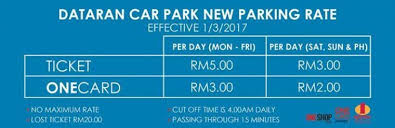 Do note though that the park & ride facility here are owned and operated by a third party company. 1 Utama Dataran Car Park New Parking Rate Loopme Malaysia