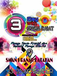 Saya rasa setiap derah pasti mempunyai tempat ini. Poster Ulang Tahun Sekolah Goresan