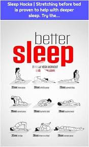 Hacks De Sommeil Il Est Prouve Que Les Etirements Avant Le Coucher Aident A Un Sommeil Plus Stretches Before Bed Daily Yoga Routine Sleeping Hacks