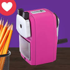 No More Broken Lead No More Crooked Sharpening Jobs With An Awesome Retro Look And A Bunch Of Pretty Color Electric Sharpener Homeschool Life Pretty Colours