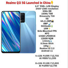 Techy Preacher - Realme Q3i 5G Launched ...