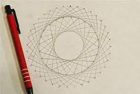 How do you draw a star with a ruler? How To Create Concentric Circles Ellipses Cardioids More Using Straight Lines Circles Math Craft Wonderhowto