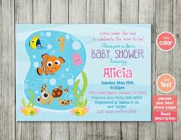 Baby Shower Invitation Ocean Invitation Finding Nemo Nemo Finding Nemo Baby Shower Nemo Baby Shower Finding Nemo Baby